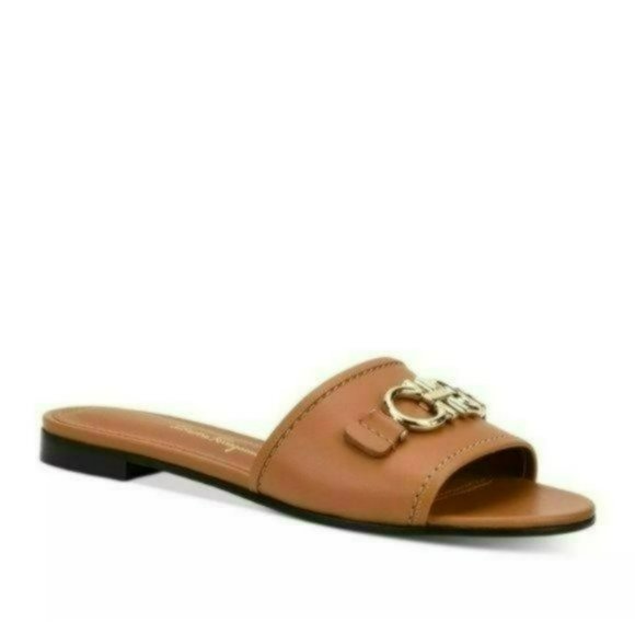 Salvatore Ferragamo Shoes - Salvatore Ferragamo Rhodes Slip On Sandals-8